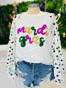 Mardi Gras Party Pullover