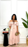 Demure Pink Blush Dress