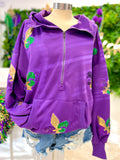 Mardi Fleur De Lis Hoodie